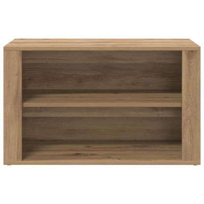 Shoe Rack artisan oak 75 x 35 x 45 cm Engineered wood