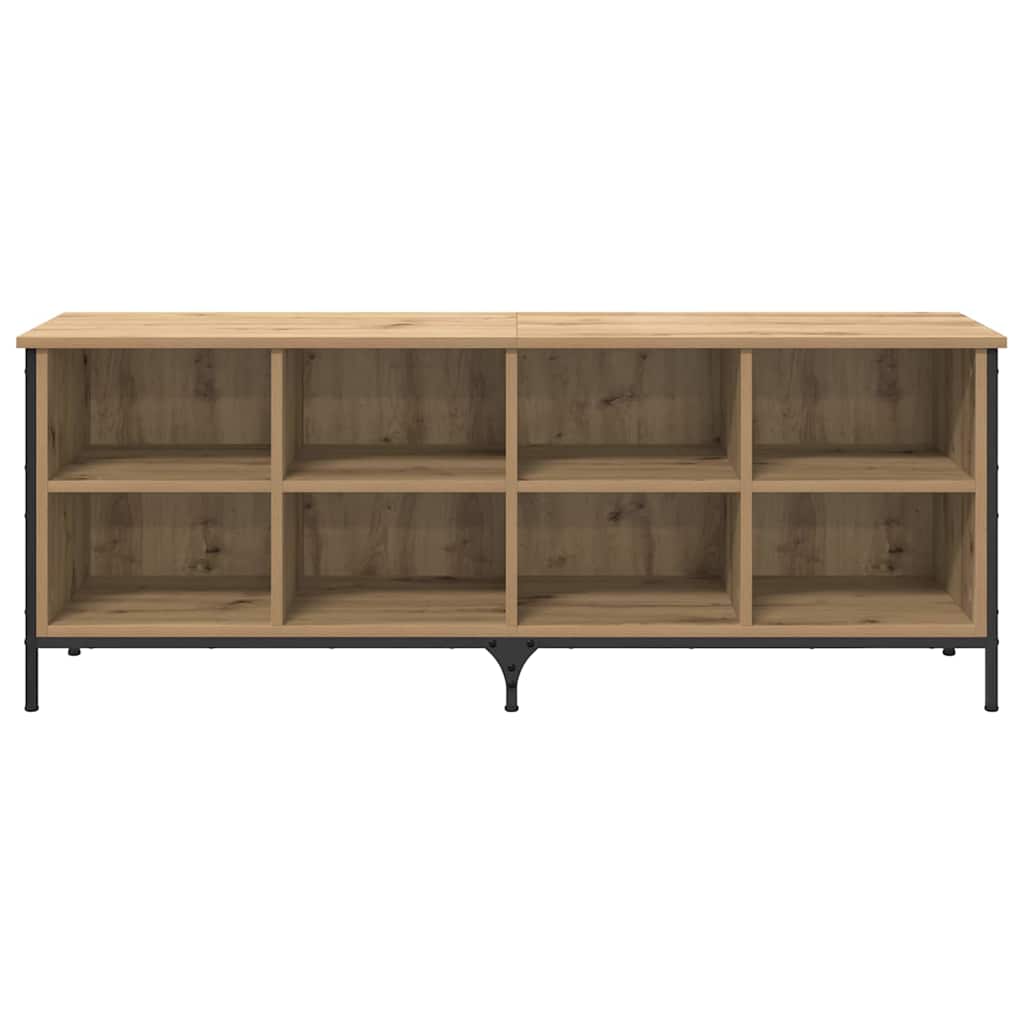 Shoe Cabinet with Shelf Artisan Oak 51.57 x 13.78 x 19.69 in