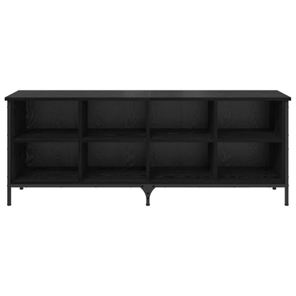 Shoe Cabinet with Shelf Black Oak 51.57 x 13.78 x 19.69 in