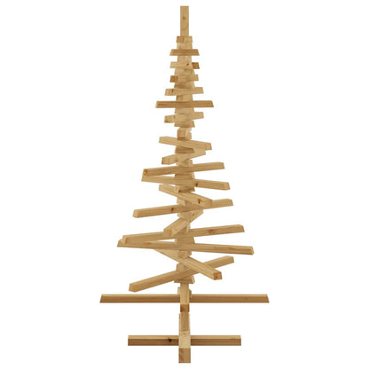 Wooden Christmas Tree with Stand Brown 47.2" Solid pine wood