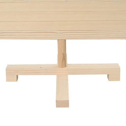Christmas Trees with Stand Natural 47.2" Solid pine wood