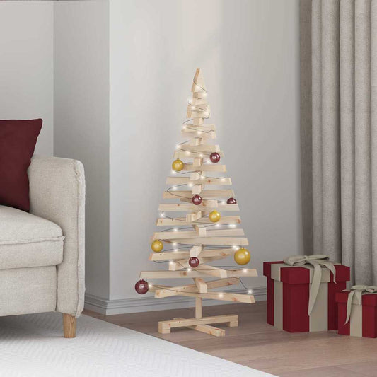 Christmas Trees with Stand Natural 47.2" Solid pine wood