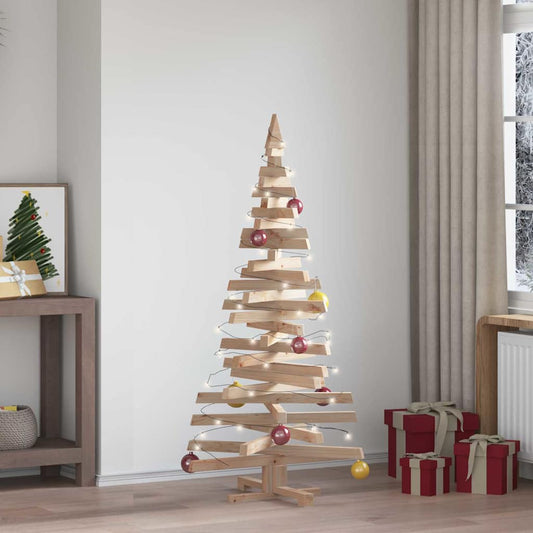 Christmas Trees with Stand Natural 59.1" Solid pine wood