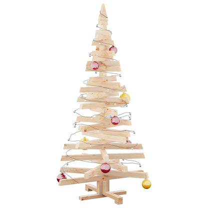 Christmas Trees with Stand Natural 59.1" Solid pine wood