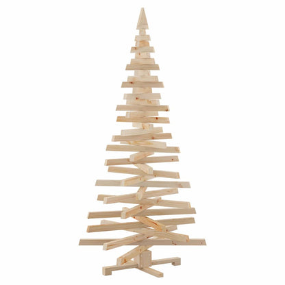 Christmas Trees with Stand Natural 70.9" Solid pine wood