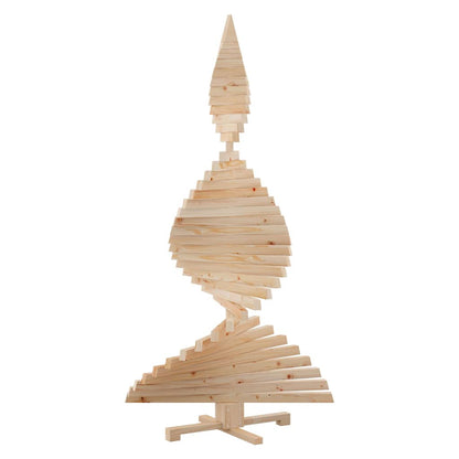 Christmas Trees with Stand Natural 70.9" Solid pine wood