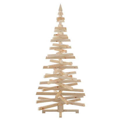 Christmas Trees with Stand Natural 70.9" Solid pine wood