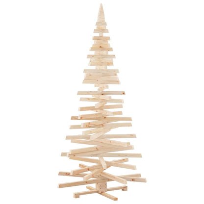 Christmas Trees with Stand Natural 82.7" Solid pine wood
