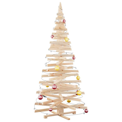 Christmas Trees with Stand Natural 82.7" Solid pine wood