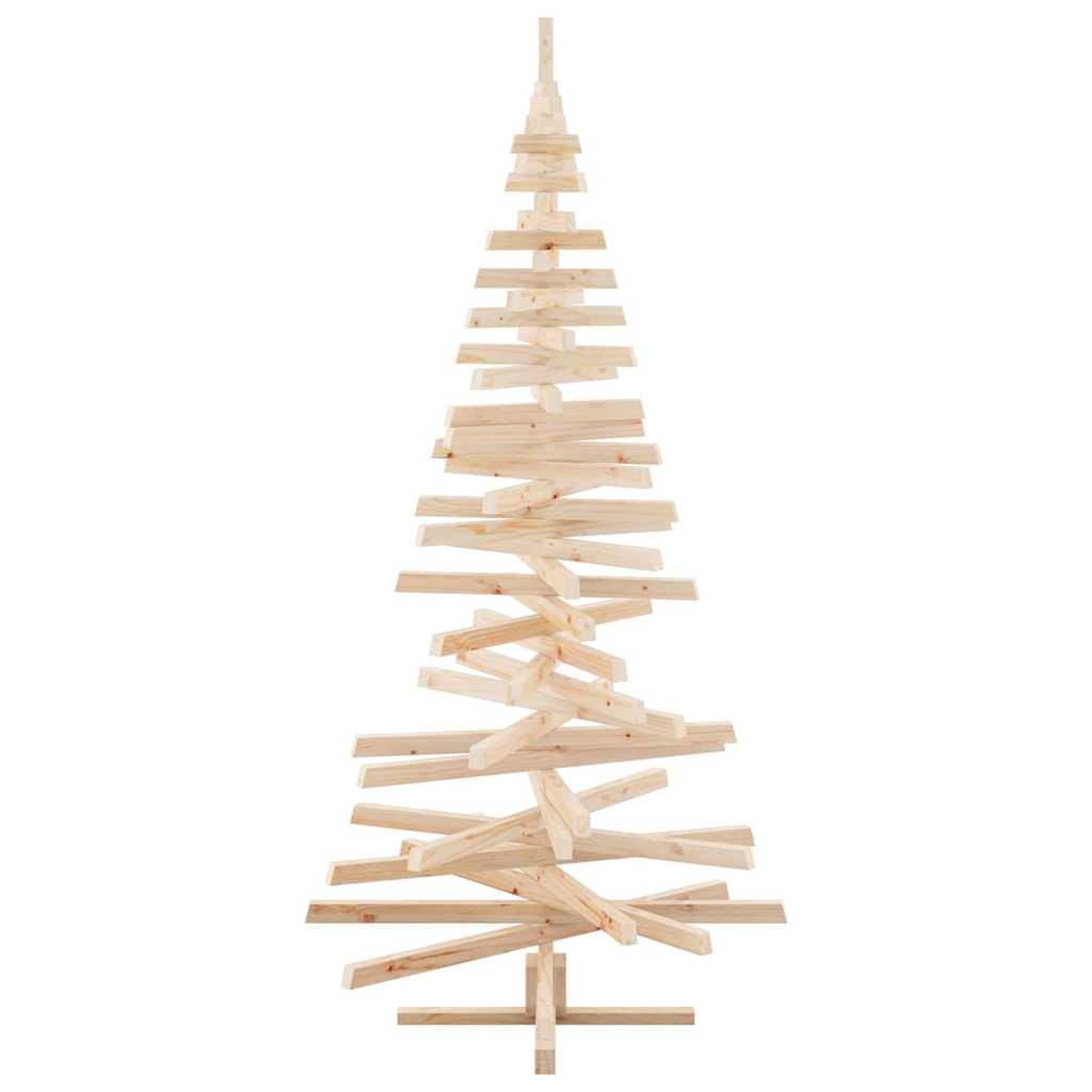 Christmas Trees with Stand Natural 82.7" Solid pine wood