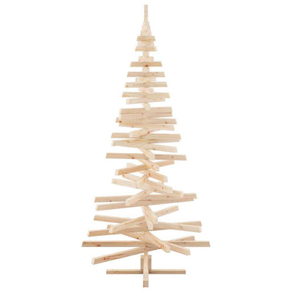 Christmas Trees with Stand Natural 82.7" Solid pine wood