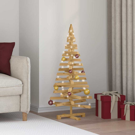 Christmas Trees with Stand Brown 47.2" Solid pine wood