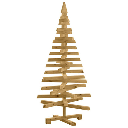Christmas Trees with Stand Brown 47.2" Solid pine wood