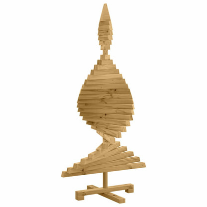 Christmas Trees with Stand Brown 47.2" Solid pine wood