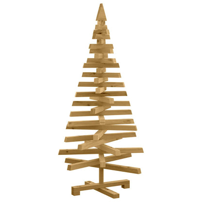 Christmas Trees with Stand Brown 47.2" Solid pine wood
