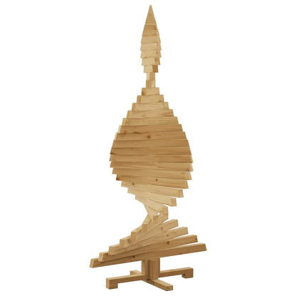 Christmas Trees with Stand Brown 59.1" Solid pine wood