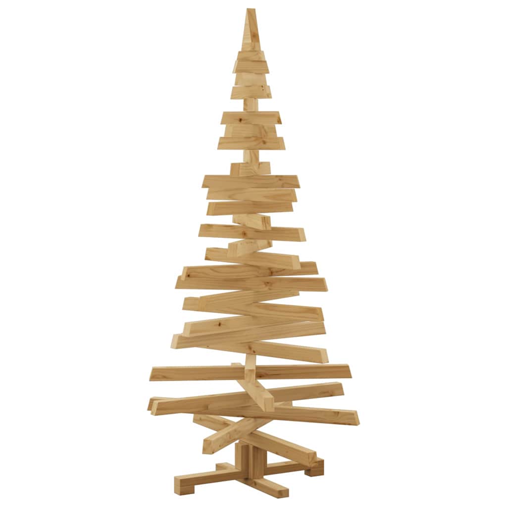 Christmas Trees with Stand Brown 59.1" Solid pine wood