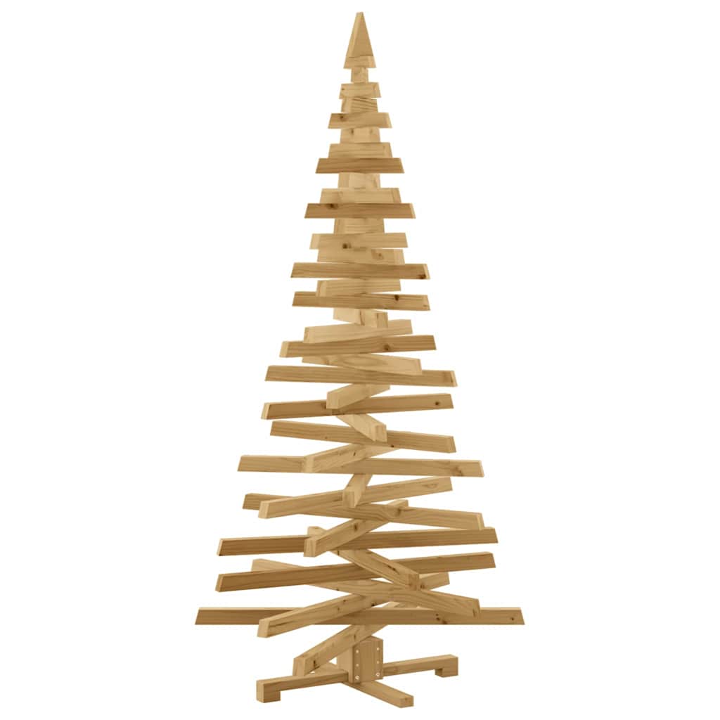 Christmas Trees with Stand Brown 70.9" Solid pine wood