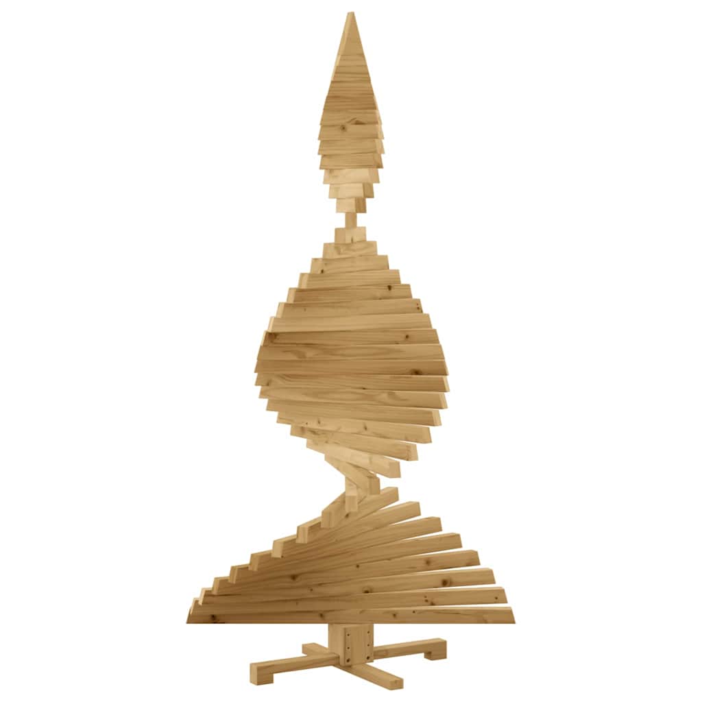 Christmas Trees with Stand Brown 70.9" Solid pine wood