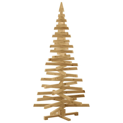 Christmas Trees with Stand Brown 70.9" Solid pine wood