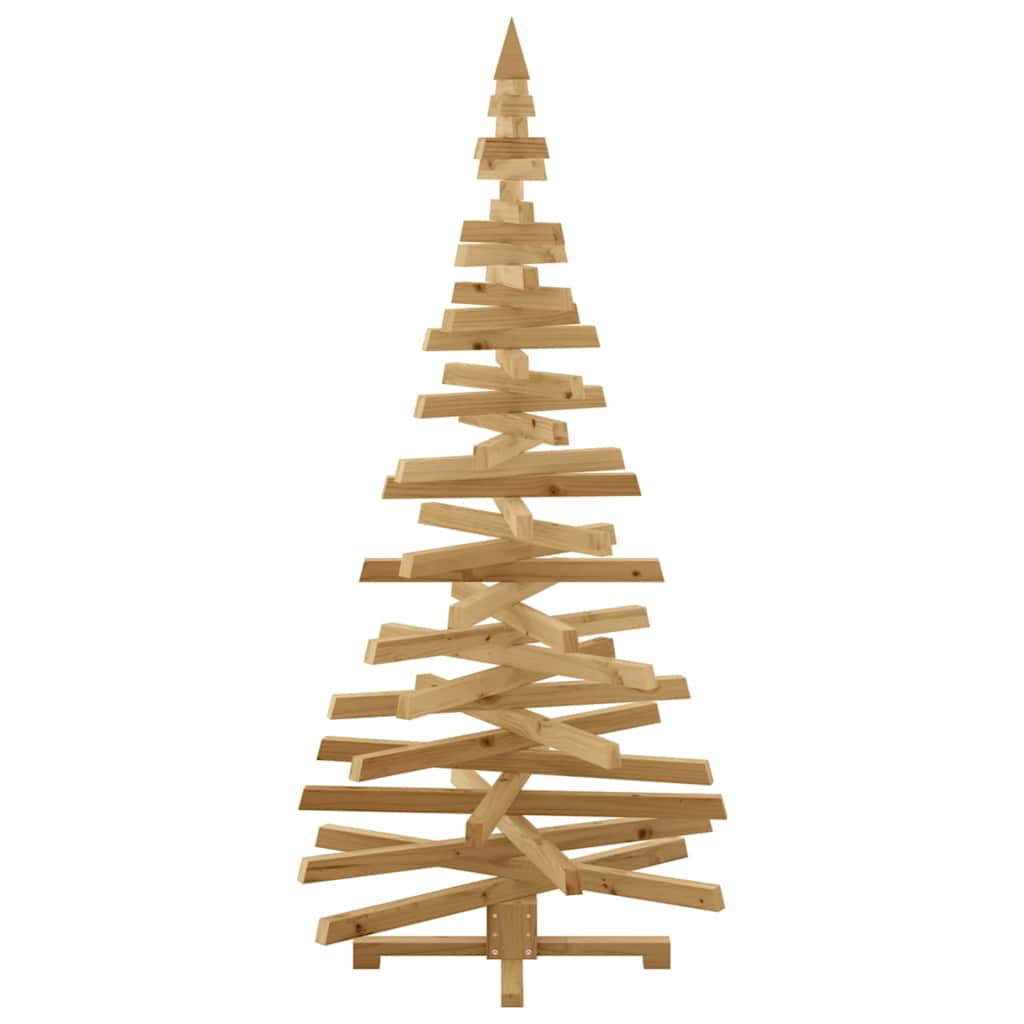 Christmas Trees with Stand Brown 70.9" Solid pine wood