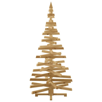 Christmas Trees with Stand Brown 70.9" Solid pine wood