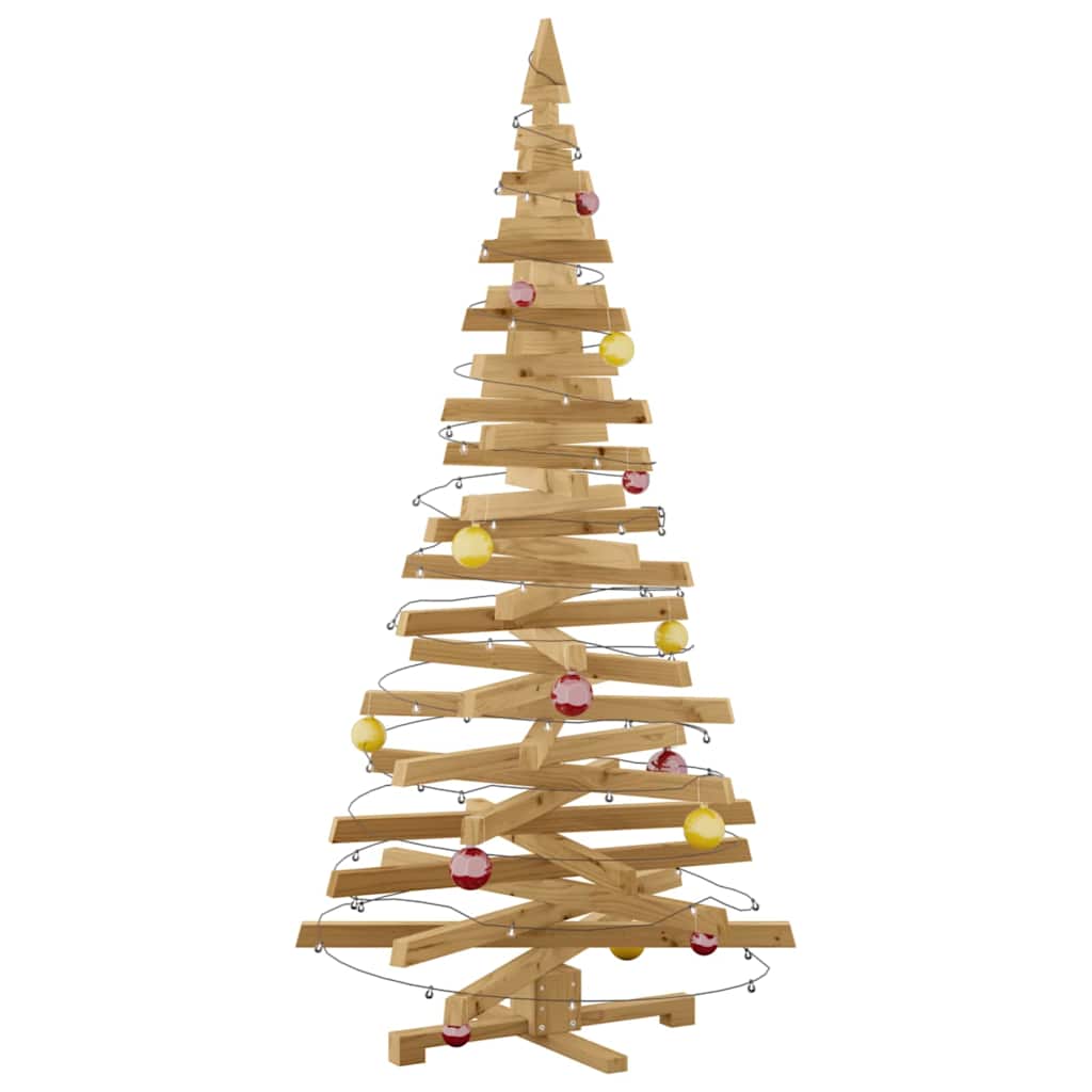 Christmas Trees with Stand Brown 70.9" Solid pine wood