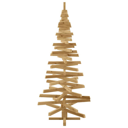 Christmas Trees with Stand Brown 70.9" Solid pine wood