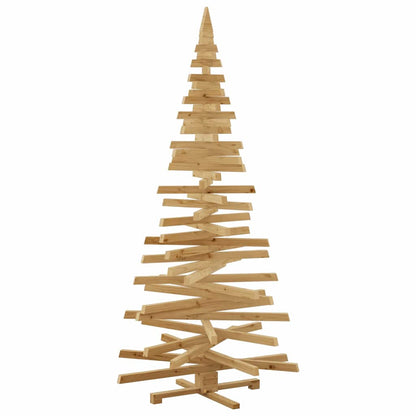 Christmas Trees with Stand Brown 82.7" Solid pine wood