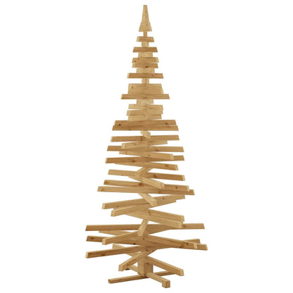Christmas Trees with Stand Brown 82.7" Solid pine wood