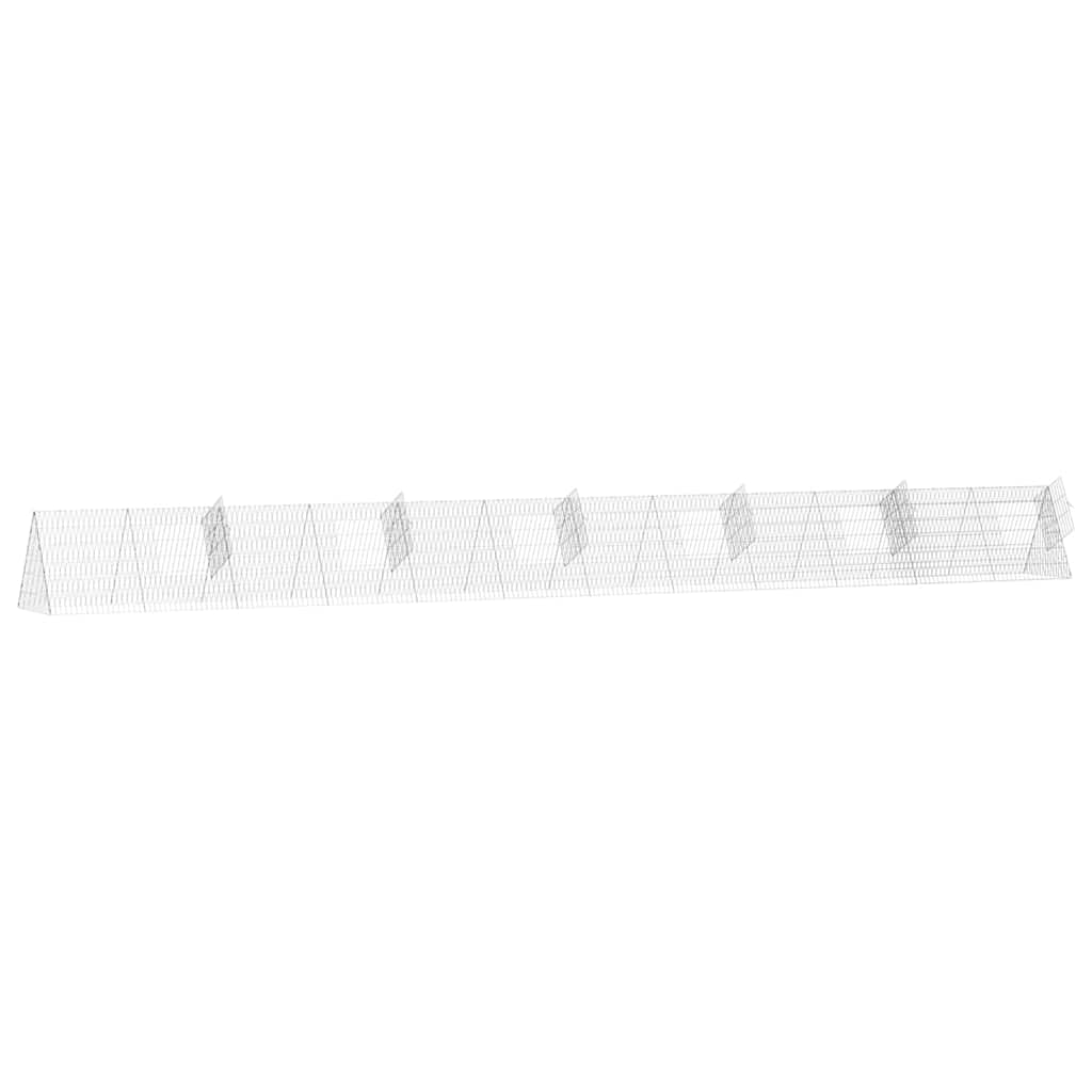 Chicken Cage Silver 255.91 x 21.65 x 21.65 in Galvanised Steel