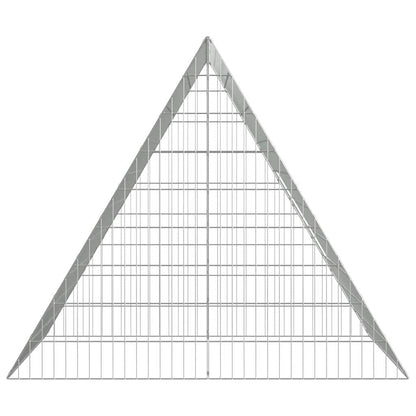 Chicken Cage Silver 43.31 x 39.37 x 33.46 in Galvanised Steel