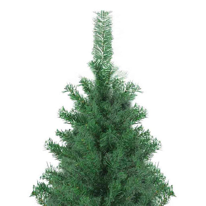 Christmas Tree with Decorative String Lights Green 157.5" PVC