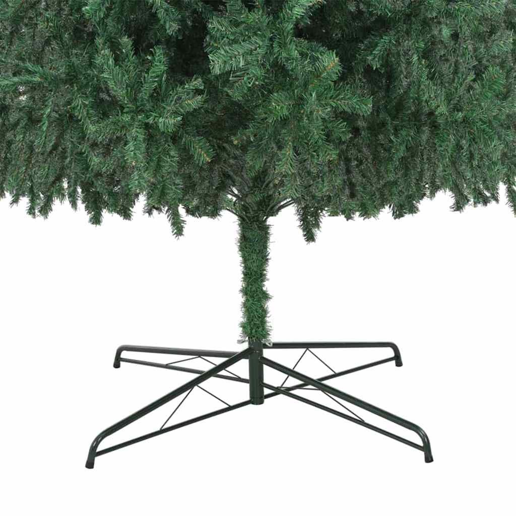 Christmas Tree with Decorative String Lights Green 157.5" PVC