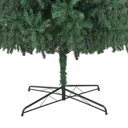 Christmas Tree with Decorative String Lights Green 157.5" PVC
