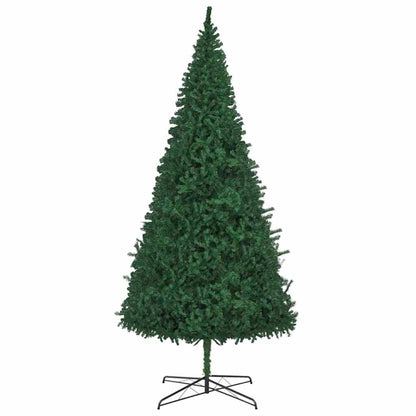 Christmas Tree with Decorative String Lights Green 157.5" PVC