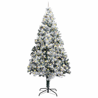 Artificial Pre-lit Christmas Tree with Ball Set Green 157.5