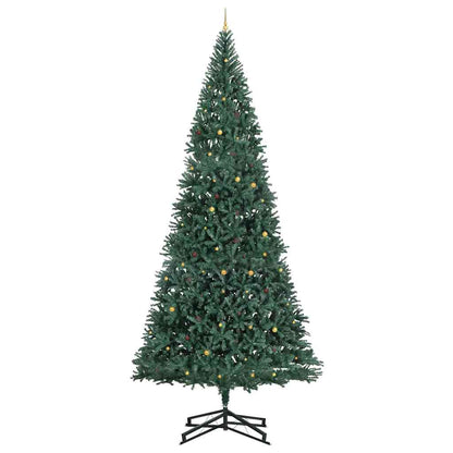 Artificial Pre-lit Christmas Tree with Ball Set Green 196.9