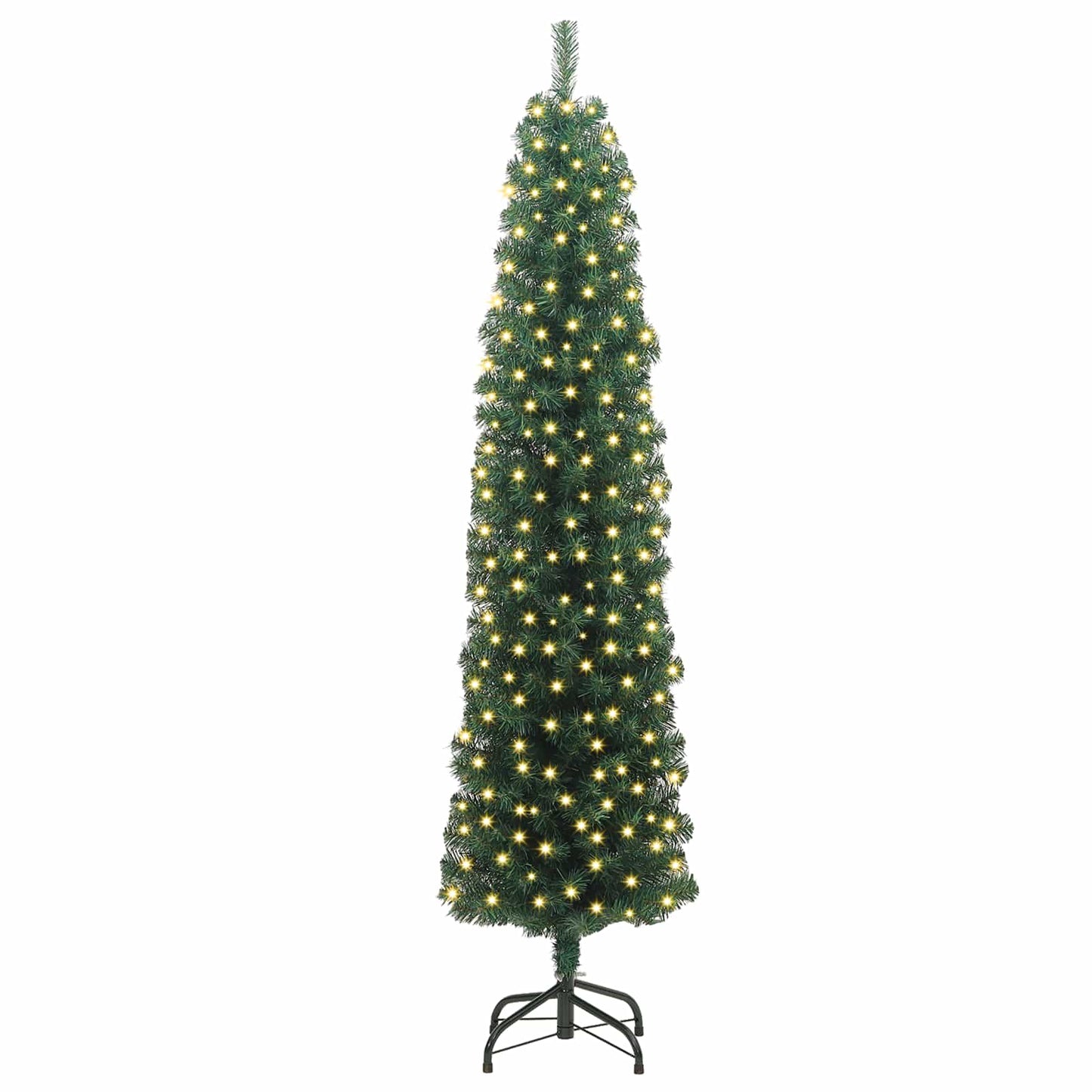 Artificial Christmas Tree with 300 LEDs Green 70.87 in