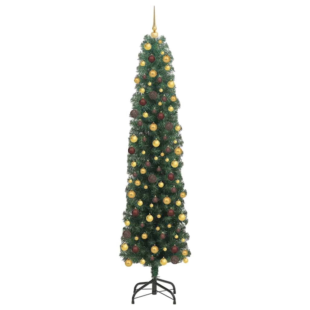 Artificial Christmas Tree with 300 LEDs Green 70.87 in