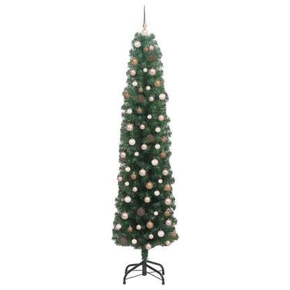 Artificial Christmas Tree with 300 LEDs Green 70.87 in