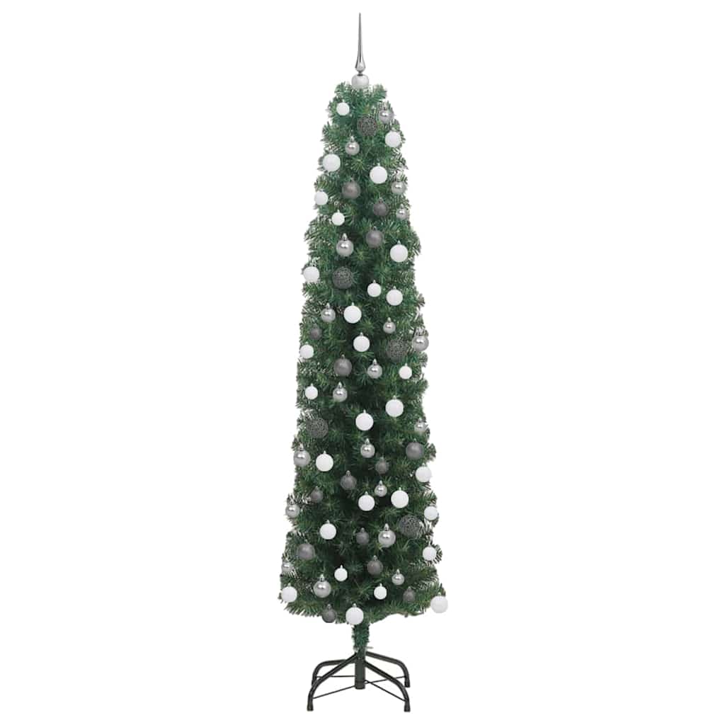 Artificial Christmas Tree with 300 LEDs Green 70.87 in