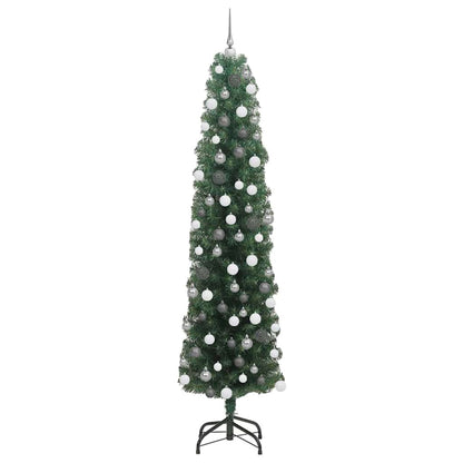 Artificial Christmas Tree with 300 LEDs Green 70.87 in