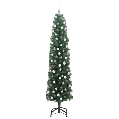 Artificial Christmas Tree with 300 LEDs Green 82.68 in