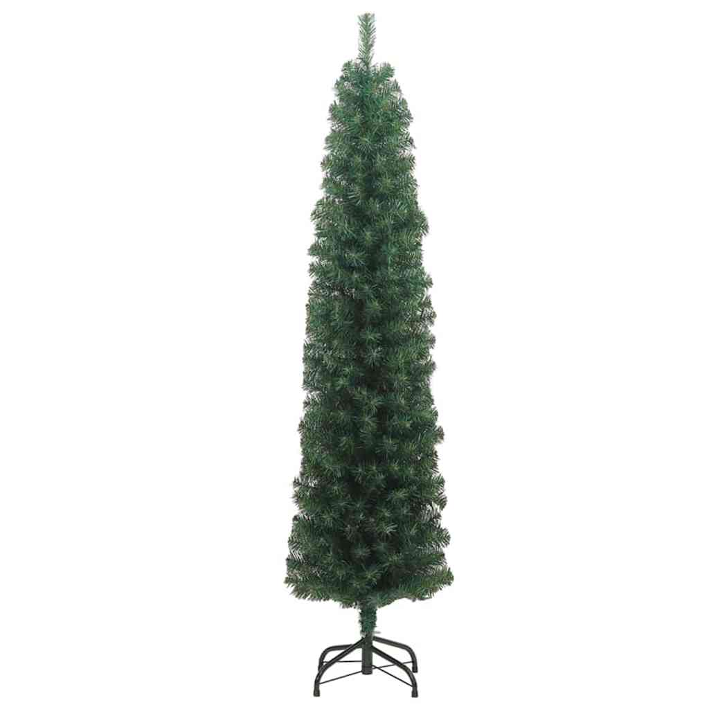 Artificial Christmas Tree Green 94.5" PVC and Steel and Plastic