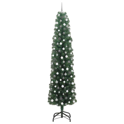 Artificial Christmas Tree with 300 LEDs Green 94.49 in