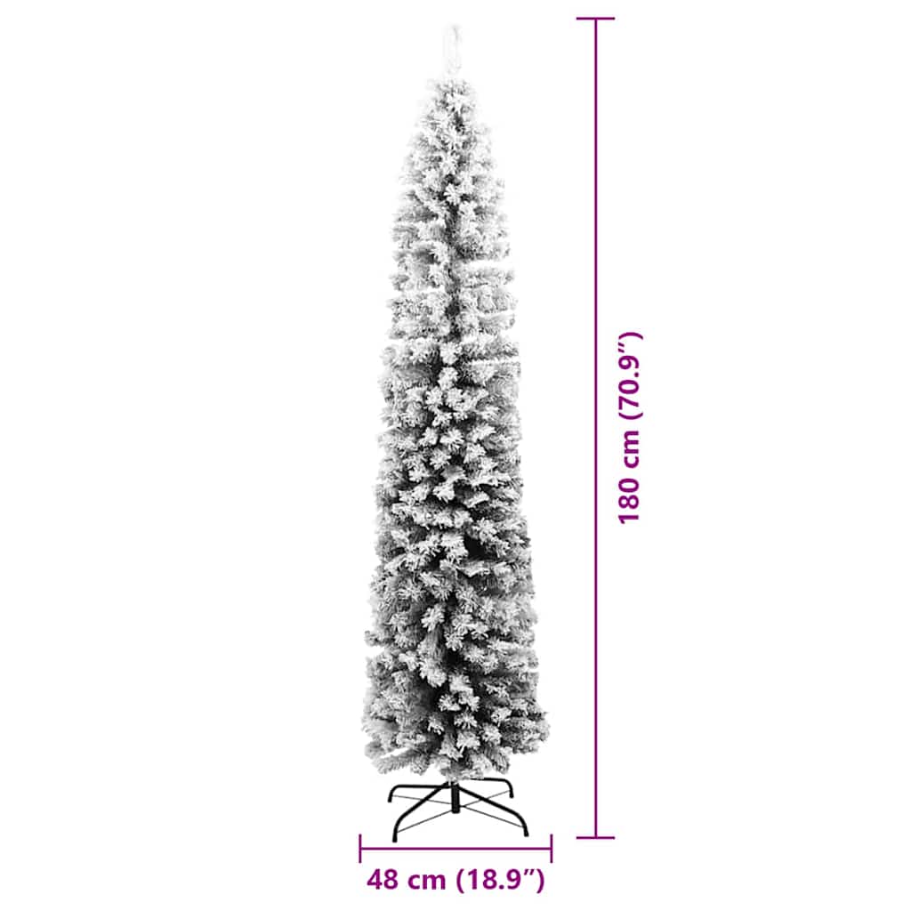 Artificial Christmas Tree Green 70.9" PVC and Steel and Plastic