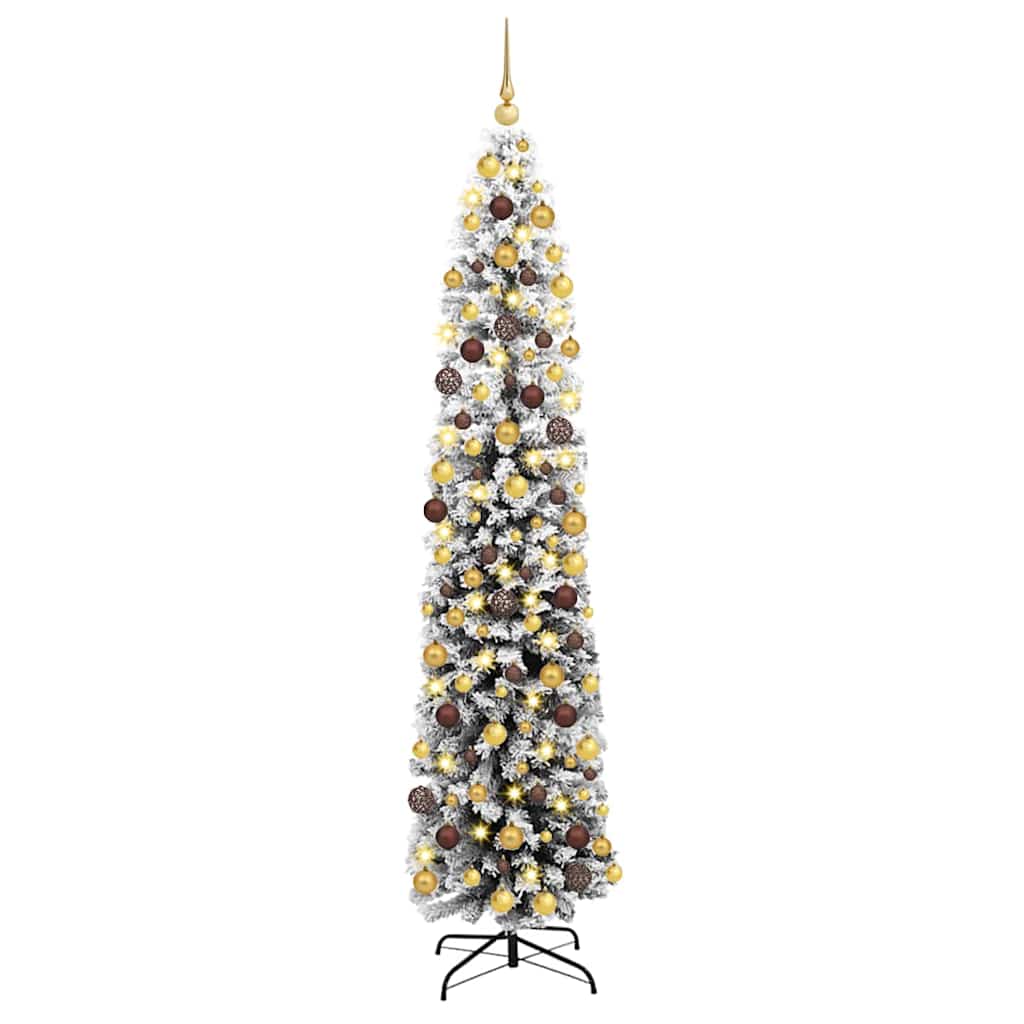 Artificial Christmas Tree Green 70.9" PVC and Steel and Plastic