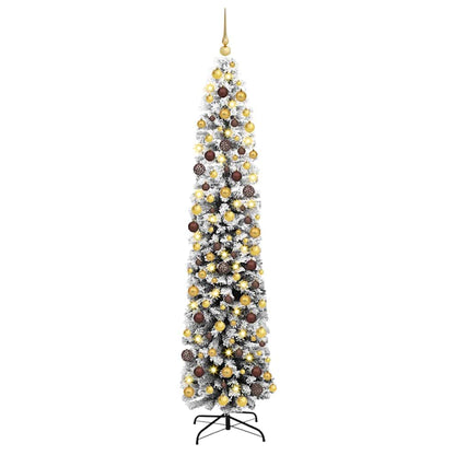 Artificial Christmas Tree Green 70.9" PVC and Steel and Plastic