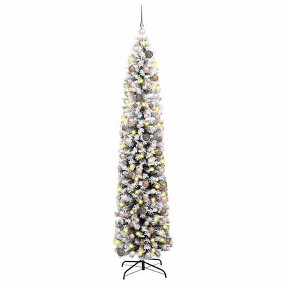 Artificial Christmas Tree Green 70.9" PVC and Steel and Plastic